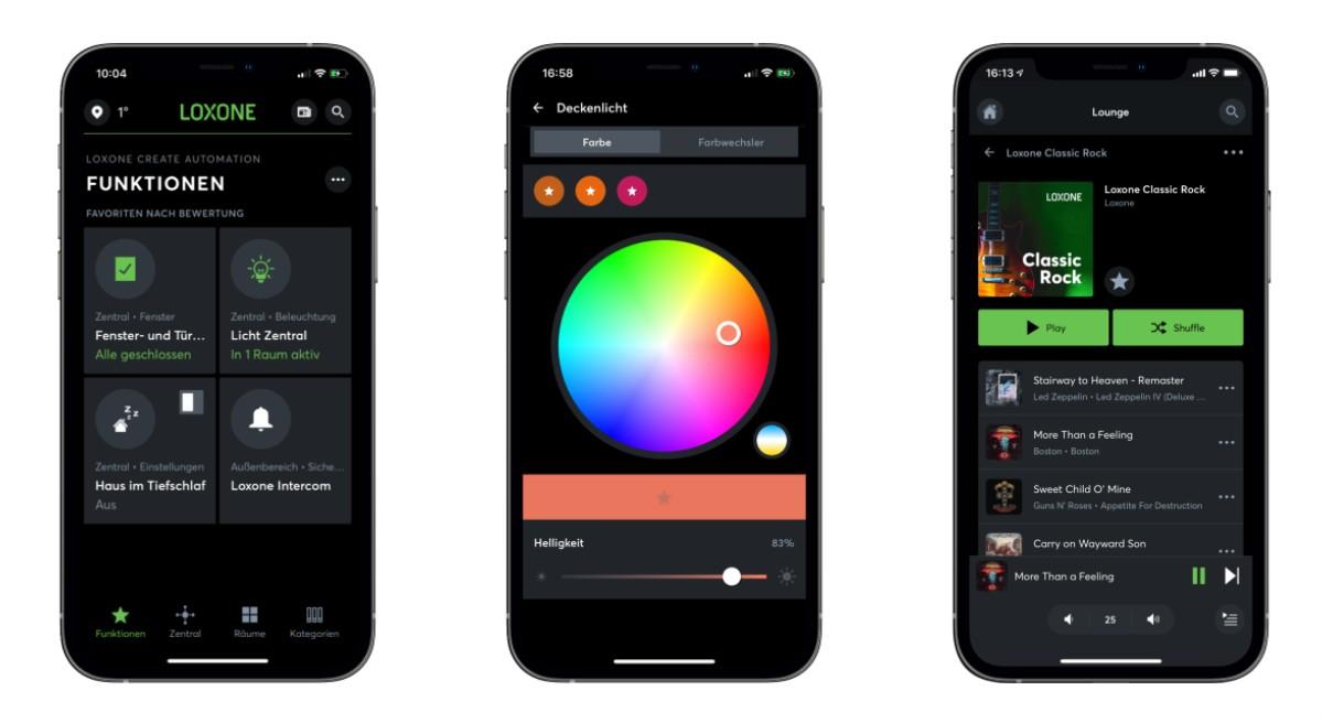 âm thanh đa vùng loxone